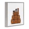 Stupell Industries Vintage Glam Luggage Stack Framed Giclee, design by Amanda Greenwood